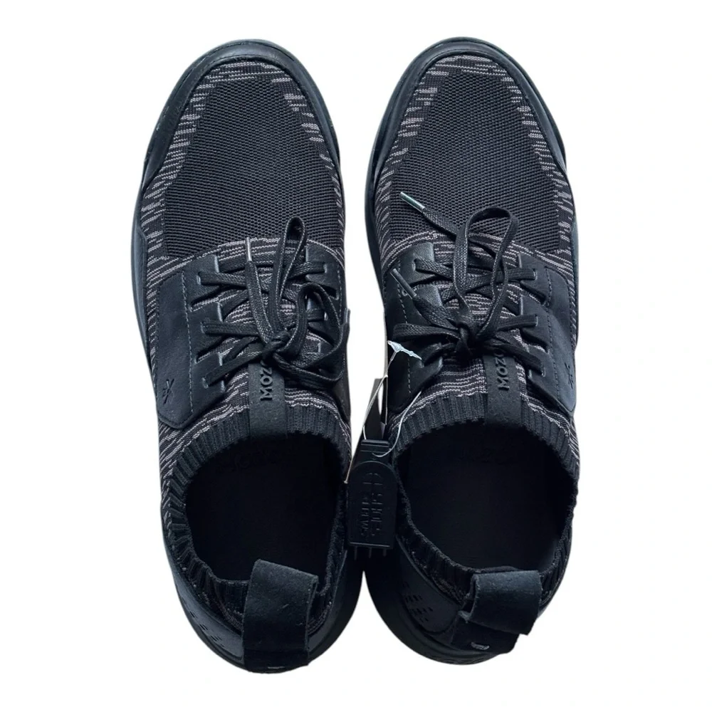 MOZO City Runner men’s (Black) knit casual work sneaker || size 11 - Picture 4 of 16